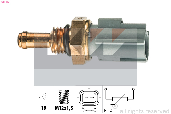 Senzor,temperatura ulei 530 234 KW